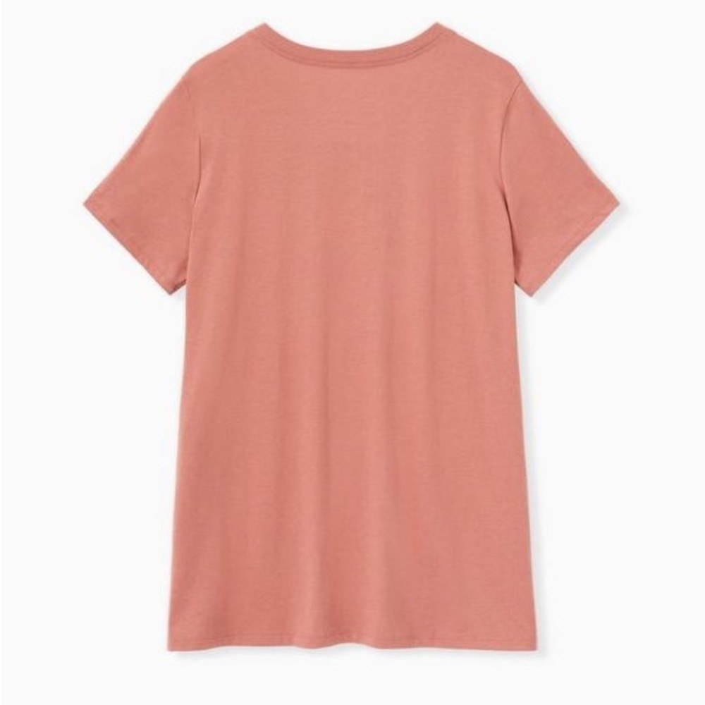 Torrid Slim Fit Crew Tee Dusty Rose Pink